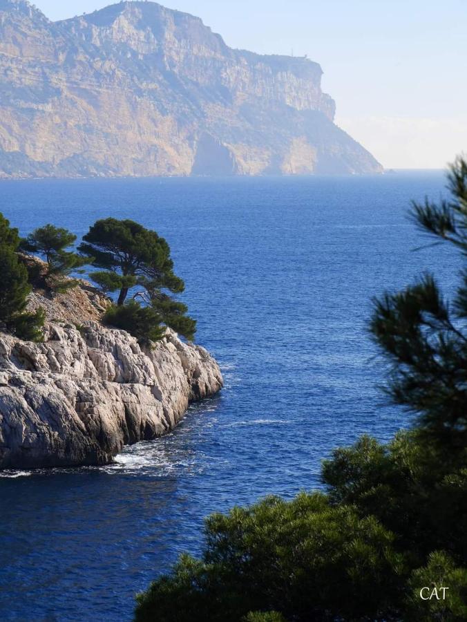 Mon petit Paradis, Cassis centre Apt 90 m2, 200 m Mer, terr plein sud, clim park privé Extérieur photo