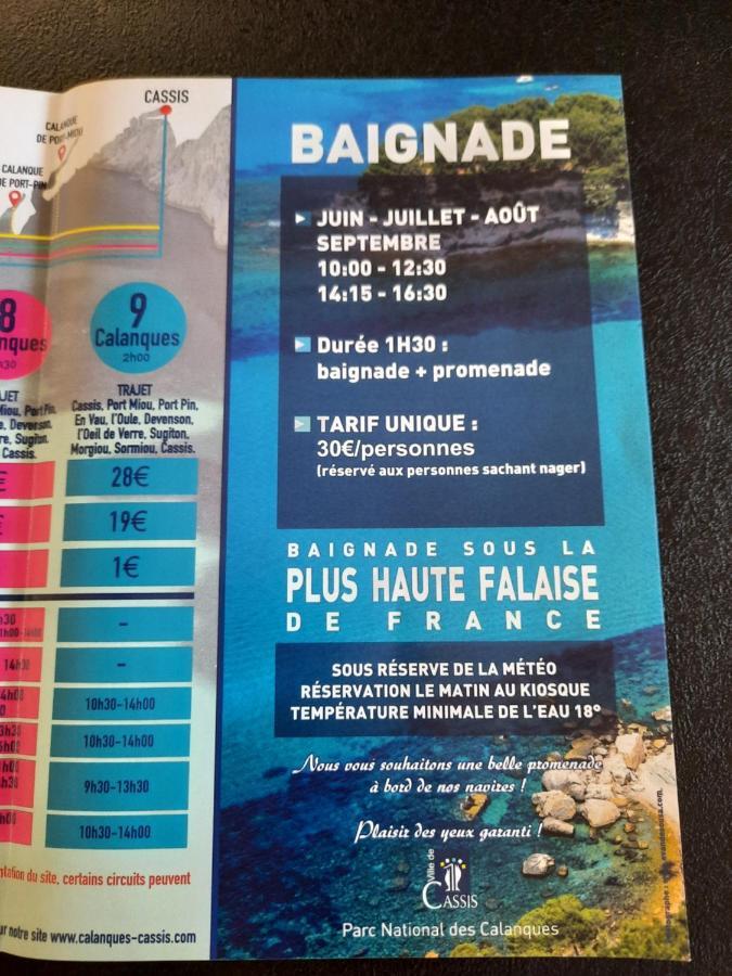 Mon petit Paradis, Cassis centre Apt 90 m2, 200 m Mer, terr plein sud, clim park privé Extérieur photo